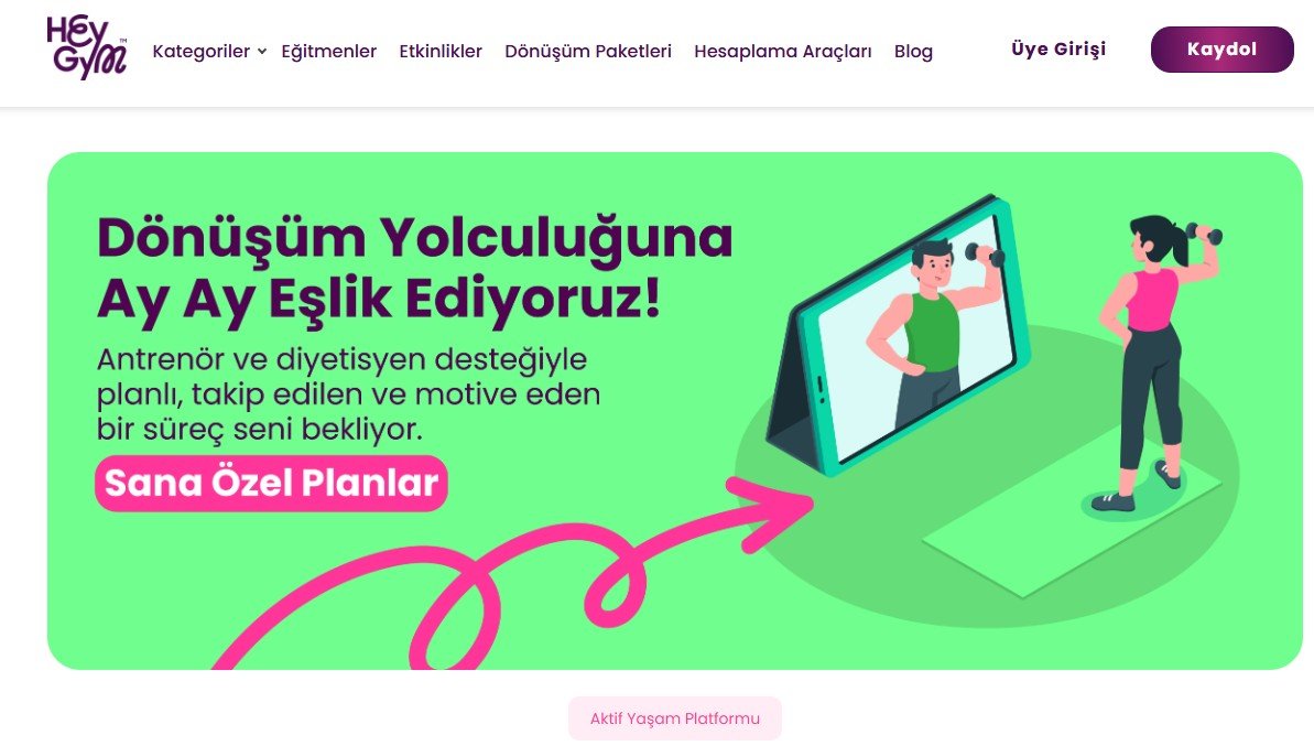 Evde Yapılacak Spor ve Spor Hareketleri - Heygym.com